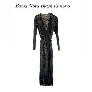 Black Kimono Dress